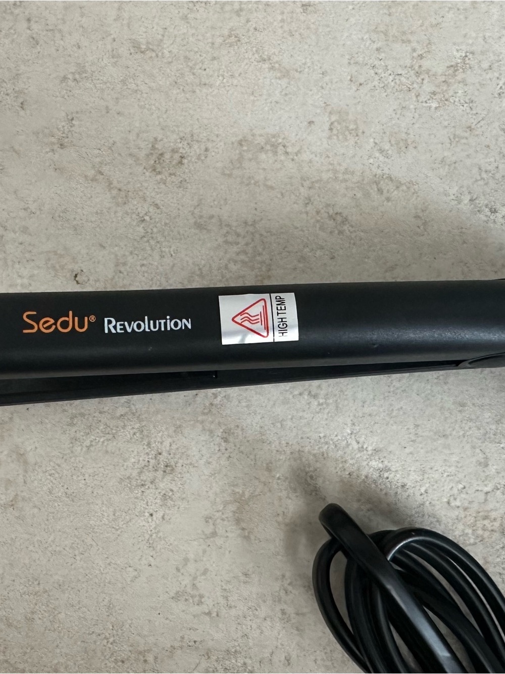 Sedu Revolution Black Hair Straightener mini 6” travel